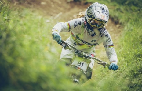 Rachel Atherton w najlepszej formie na mistrzostwach w Innerleithen w Szkocji.